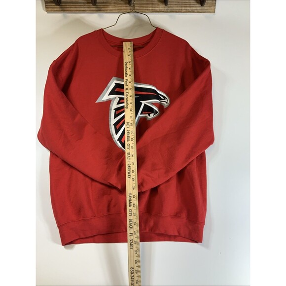 Atlanta Flacons Reebok Team Logo Pullover Sweater Red‎ Large - Picture 2 of 6